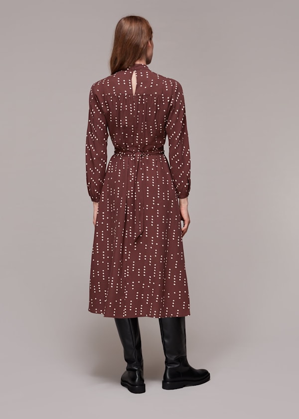 Multicolour Theodora Dash Dot Print Dress
