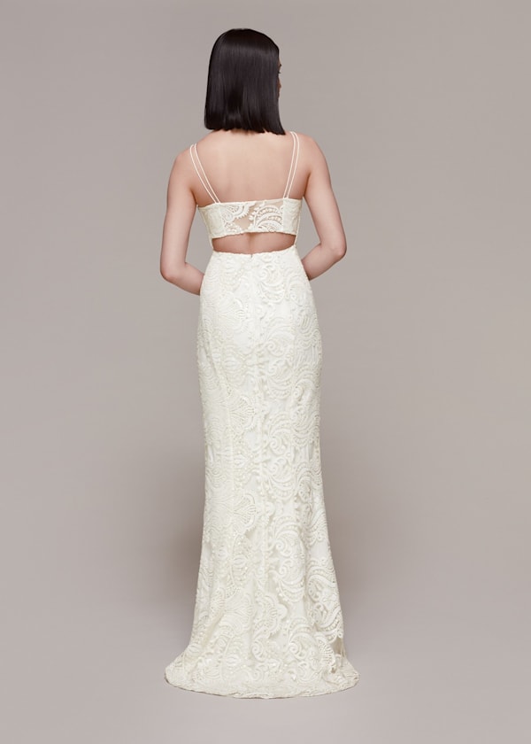 Ivory Lorelei Sequin Wedding Dress