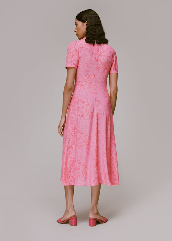Pink Robyn Baroque Shirt Dress