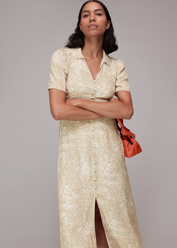 Multicolour Rowan Hyena Spot Midi Dress