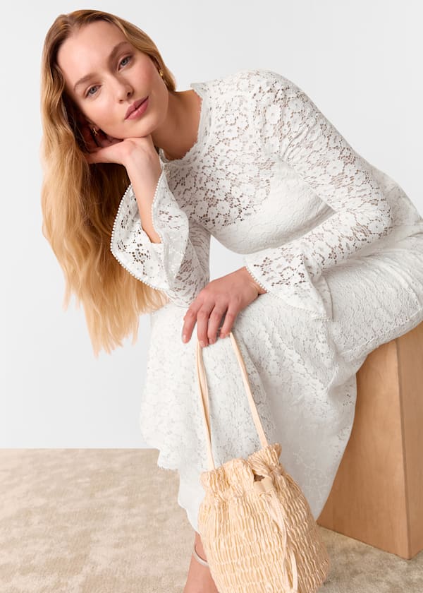Ivory Frances Lace Wedding Dress