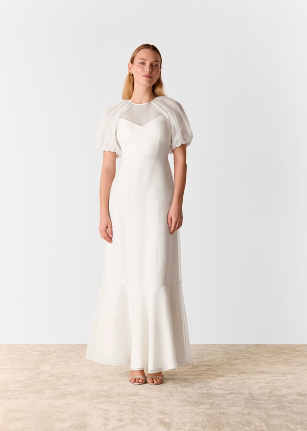 Sabrina Silk Wedding Dress