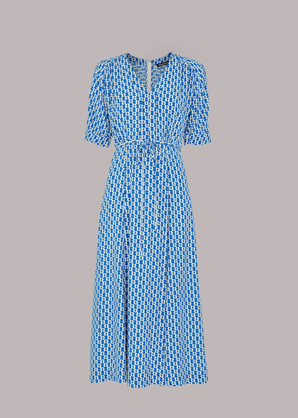 Vertical Stack Midi Dress