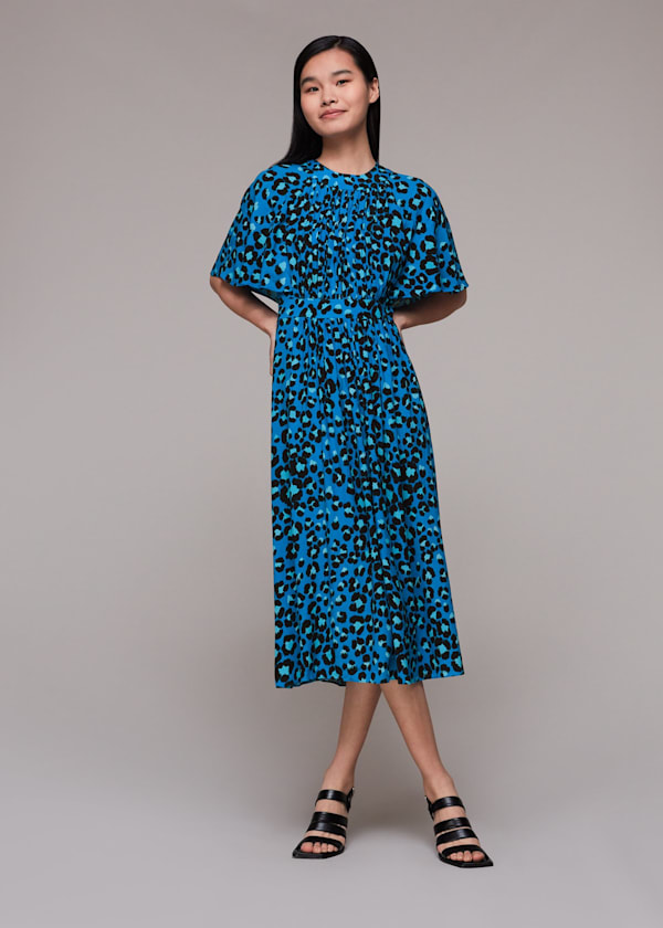 Painted Leopard Amelia Dress