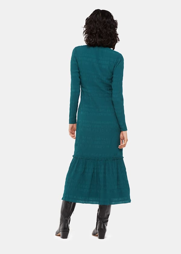 Green Mila Textured Dress