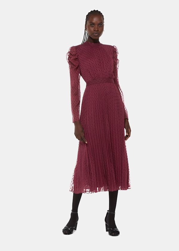 Dobby Velvet Celia Dress