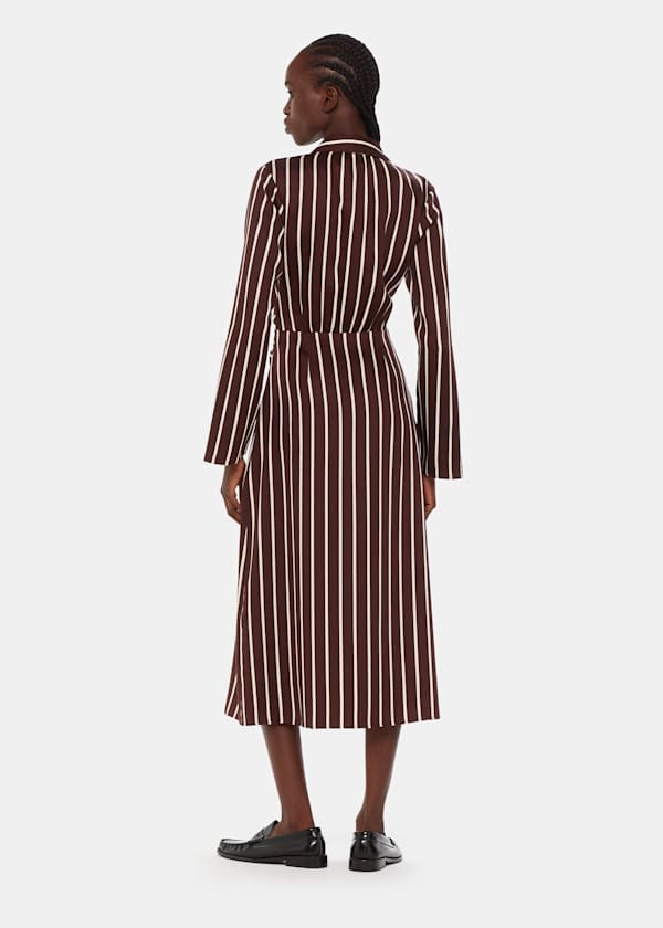 Alex Stripe Shirt Dress