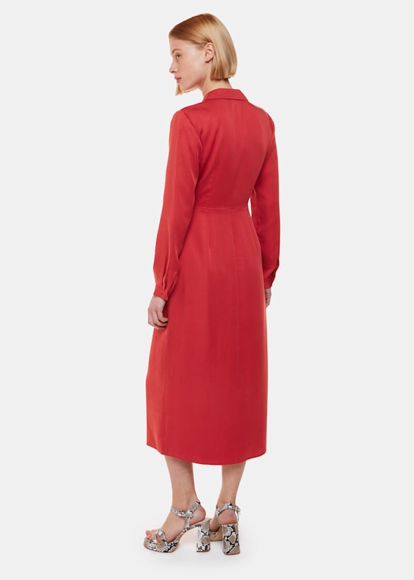 Elodie Tie Wrap Midi Dress