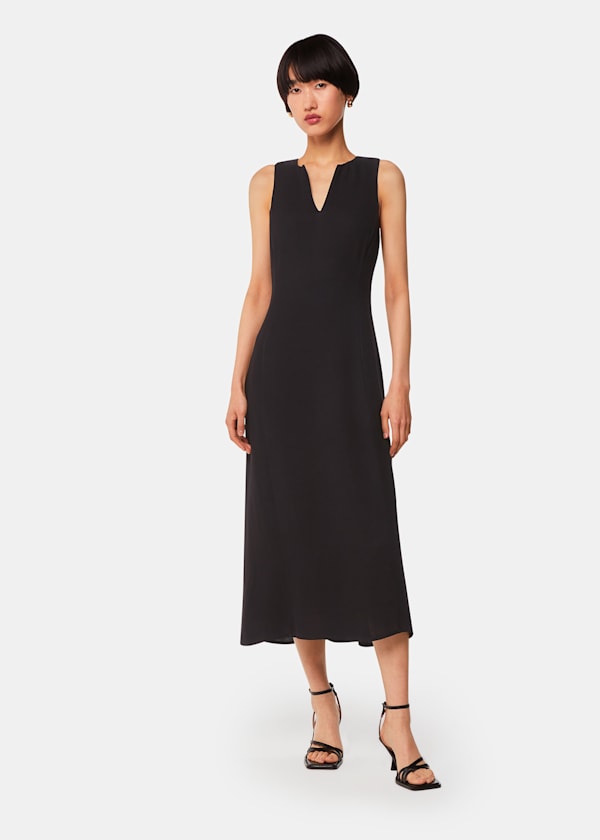 Whistles black dress sale cheap