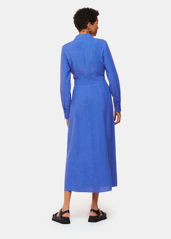 Blue Estella Shirt Dress