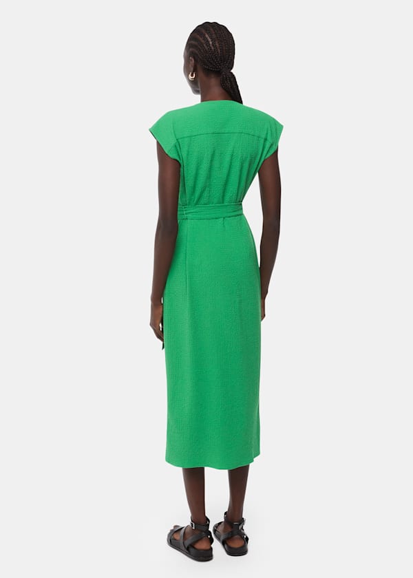Green Misty Midi Dress