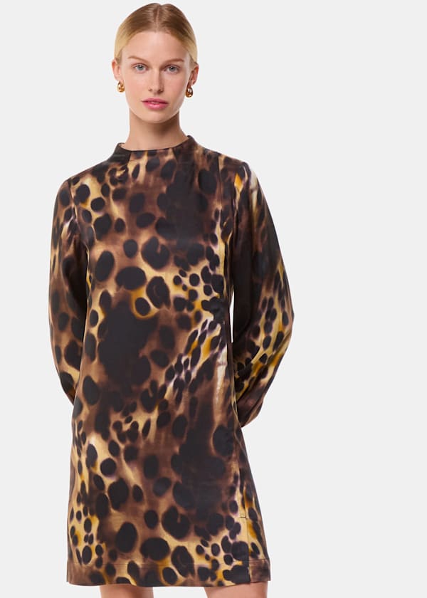 Misty Leopard Cleo Dress