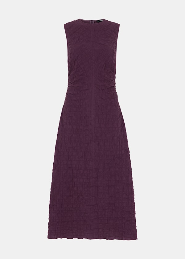Plum Lori Textured Midi Dress