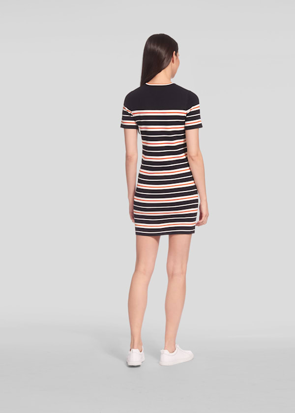 Multicolour Milano Stripe Knitted Dress