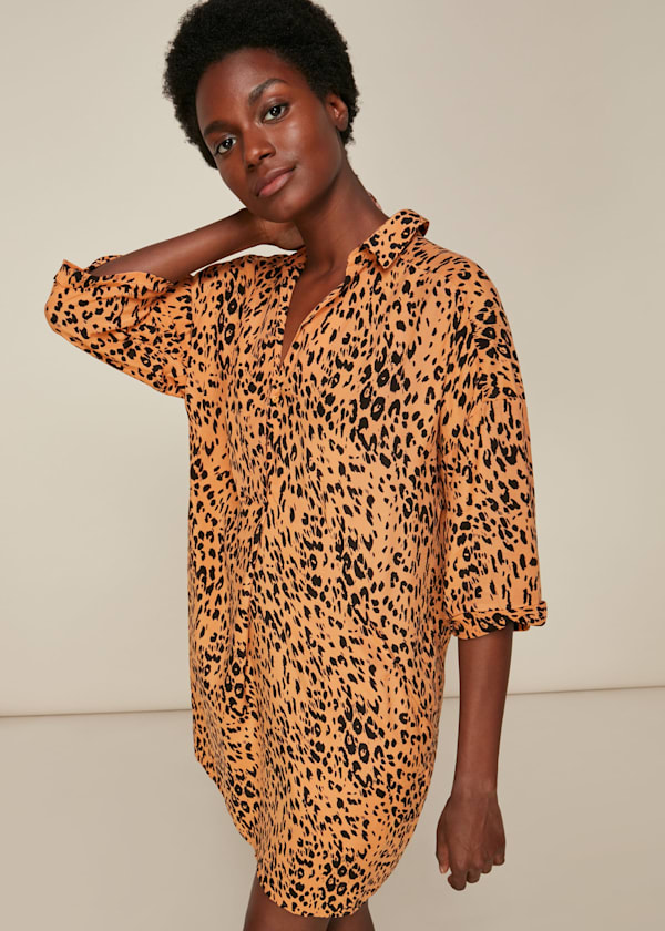 Multicolour Safari Print Lola Dress