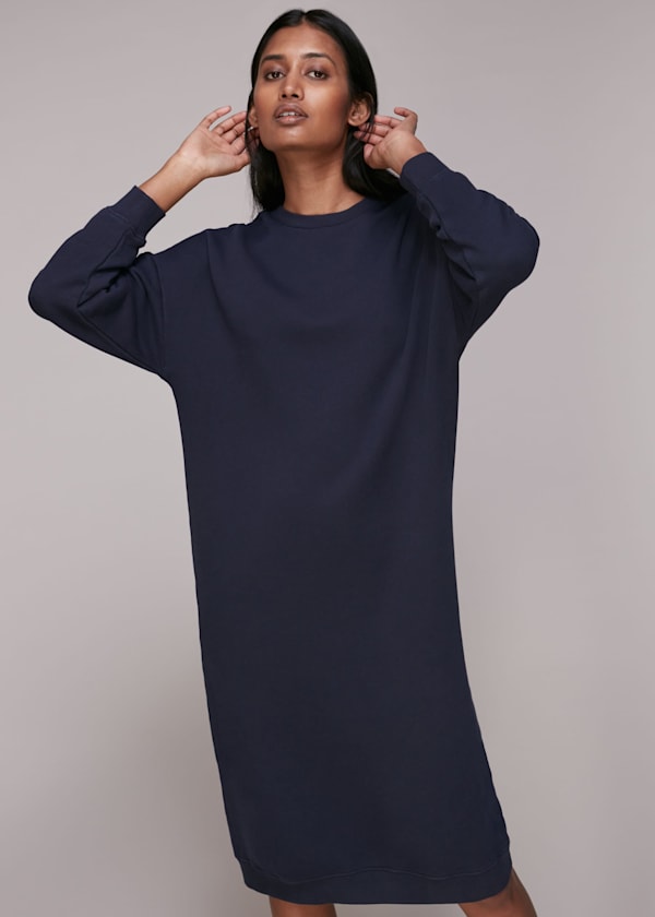 Navy Bonnie Sweat Dress