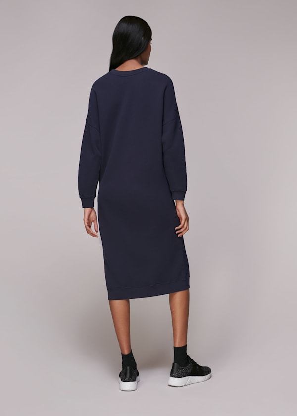 Navy Bonnie Sweat Dress