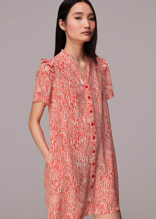 Red Rosalie Woodland Animal Dress