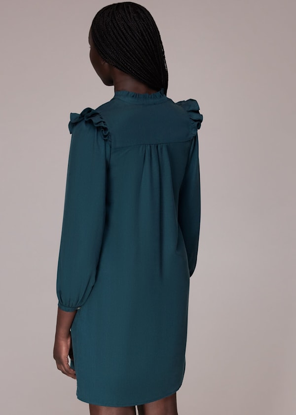 Teal Katie Button Through Dress