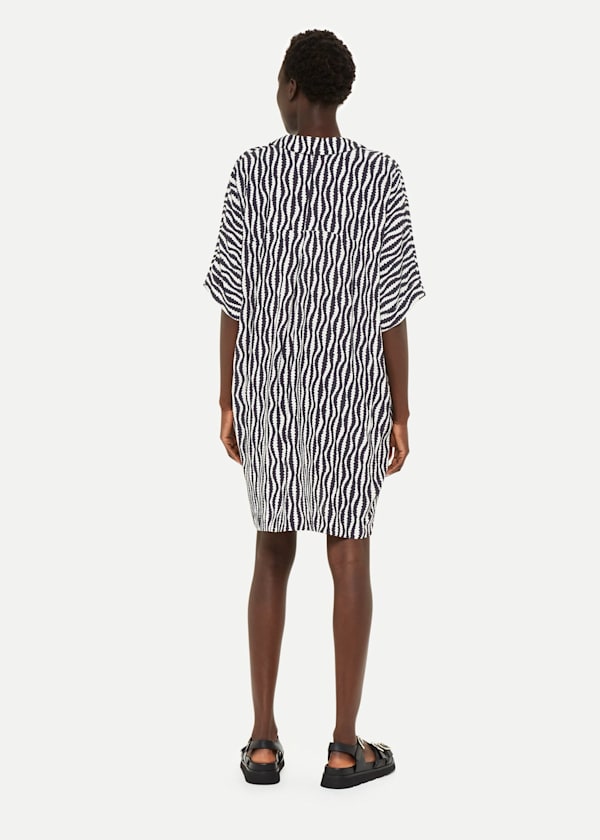 Black Melanie Optical Rope Dress