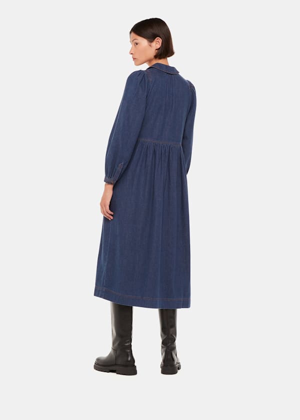Denim Rina Trapeze Dress