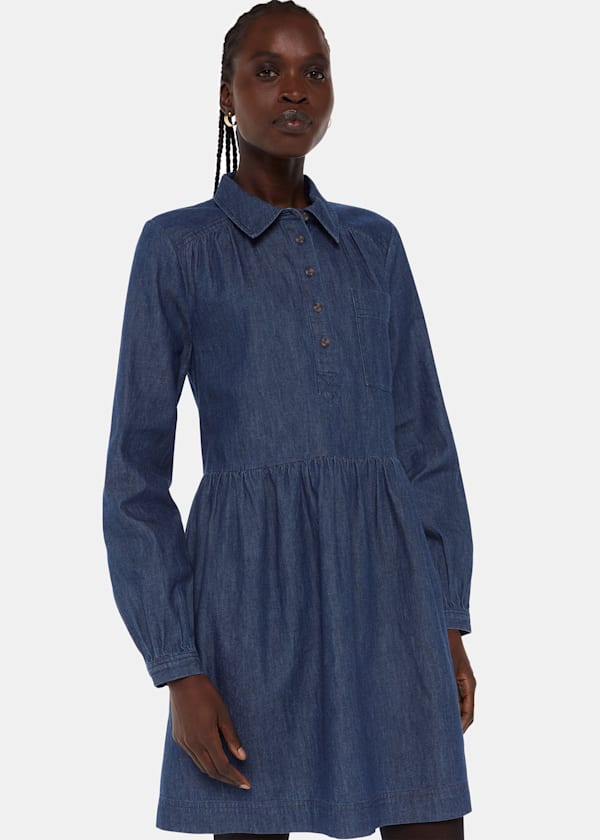 Winnie Chambray Denim Dress