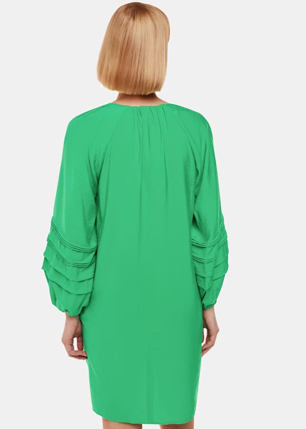 Green Grace V Neck Dress