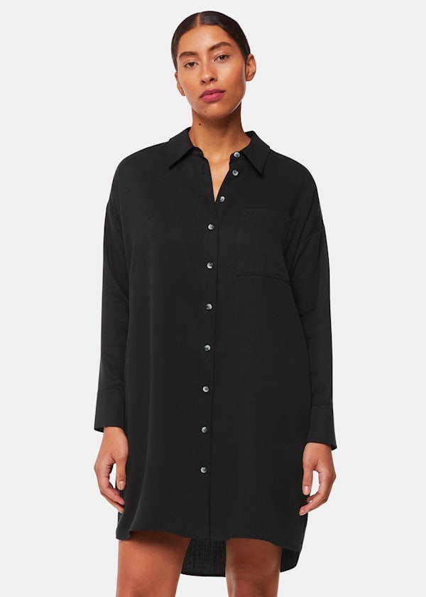 Black Helena Relaxed Dress