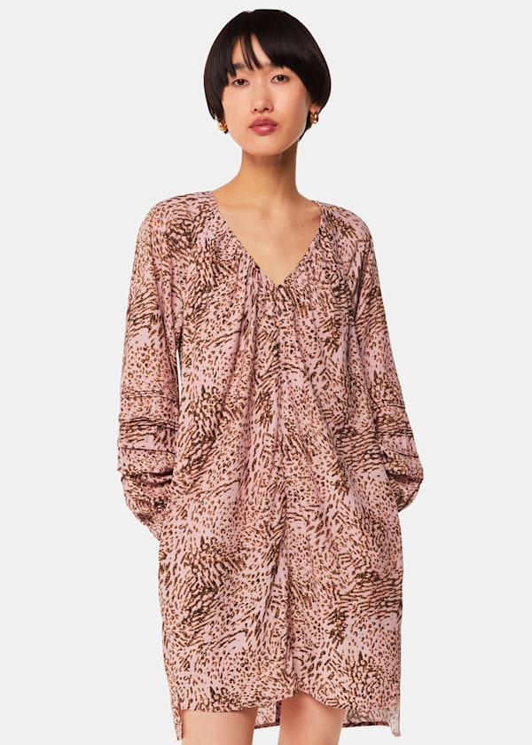 Animal Swirl Cocoon Dress