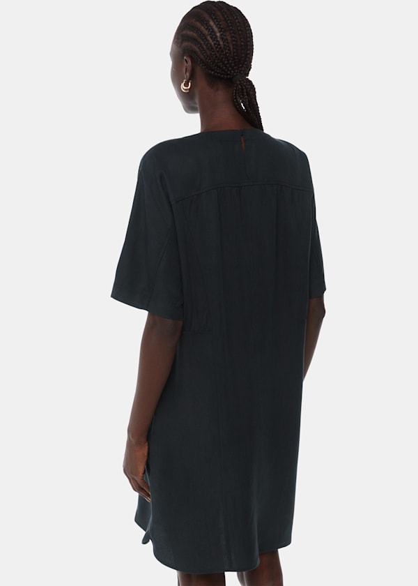 Black Alexandra Shift Dress