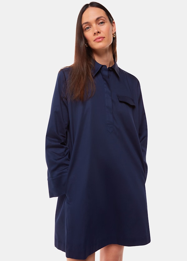 Lara Cotton Shirt Dress