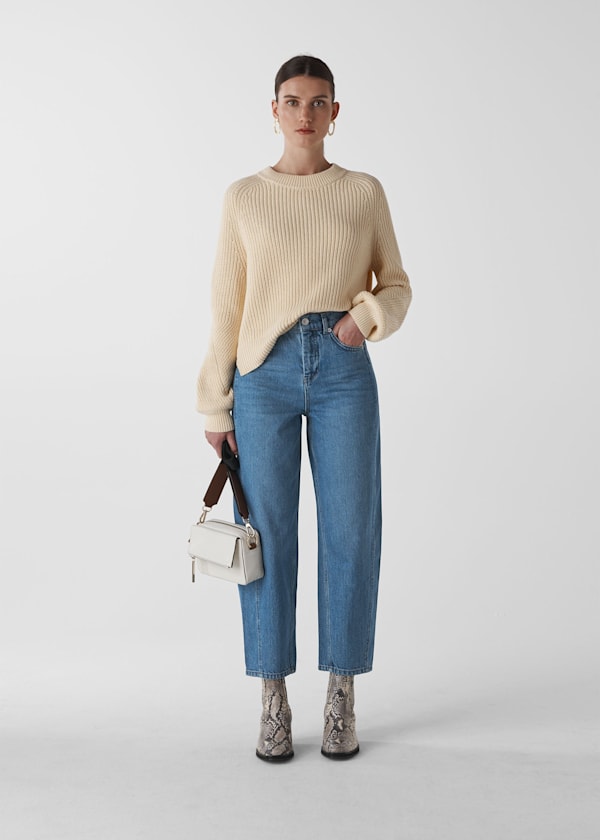 Denim Authentic Barrel Leg Jean