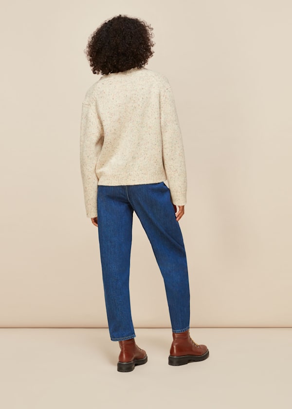 Dark Denim Authentic Elastic Waist Jean