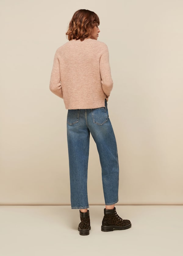 Denim Authentic Washed Barrel Jean