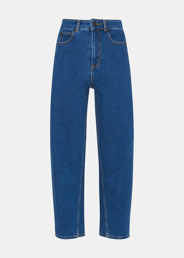 Stretch Barrel Leg Jean