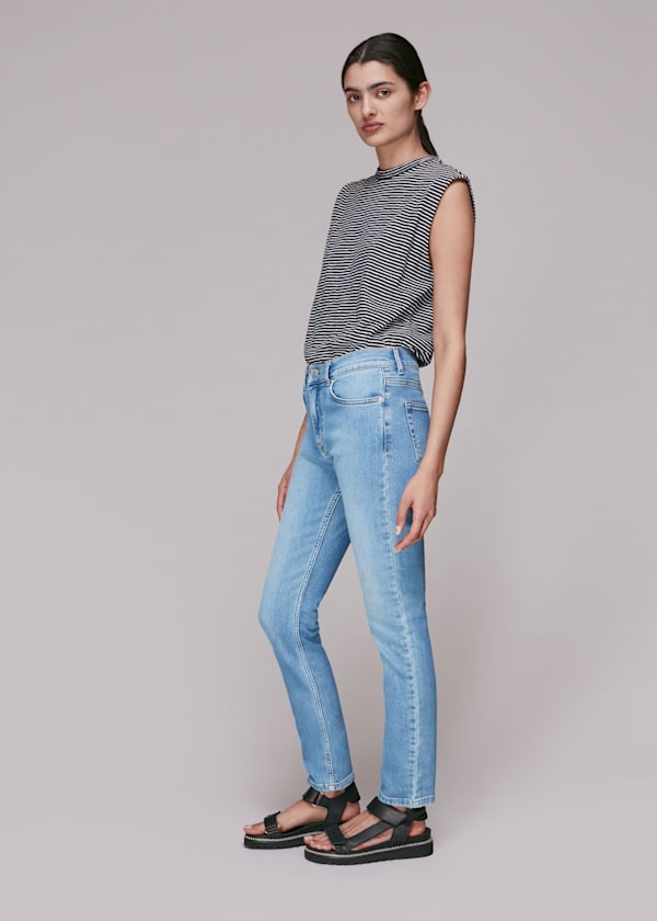 Light Wash Stretch Sculpt Skinny Jean