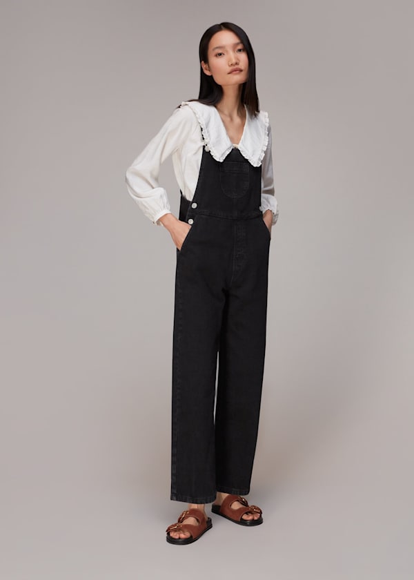 Black Leni Dungaree