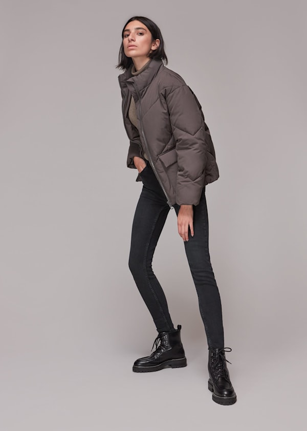 Black Tall Stretch Skinny Leg Jean