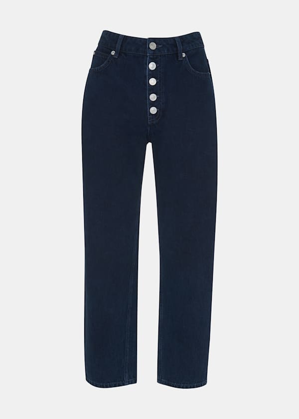 Dark Denim Authentic Hollie Button Jean