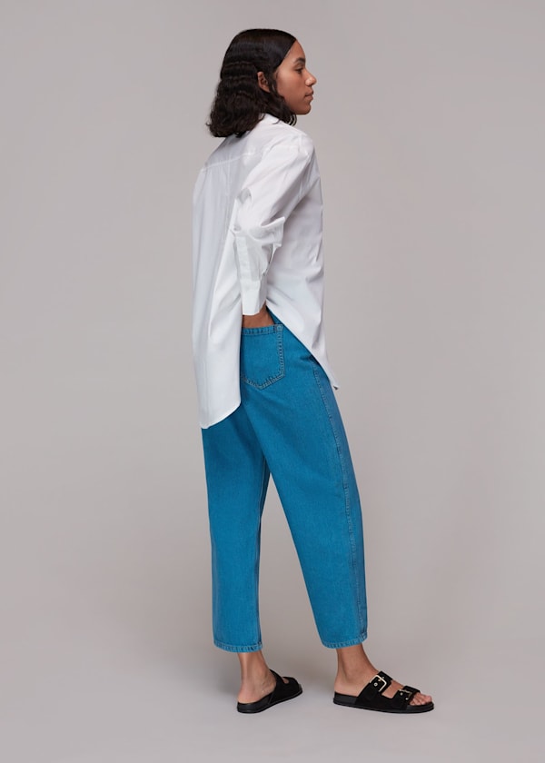 Blue Barrel Leg Authentic Jean