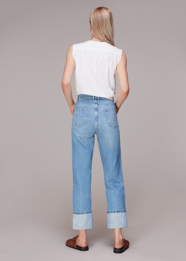 Denim Authentic Alba Turn Up Jean