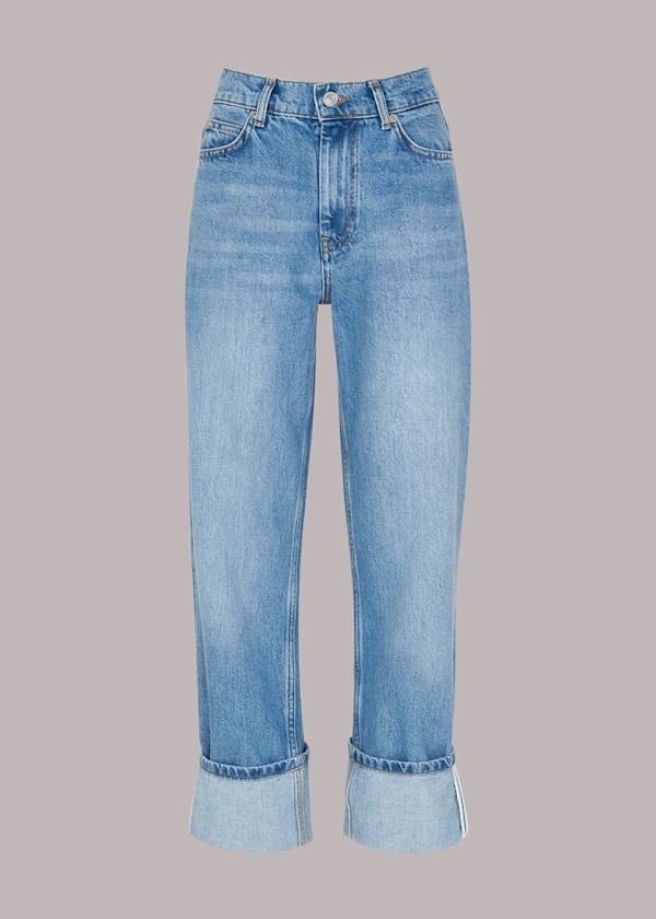 Denim Authentic Alba Turn Up Jean