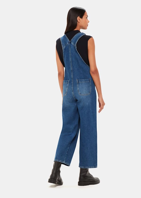 Mid Wash Leni Denim Dungaree