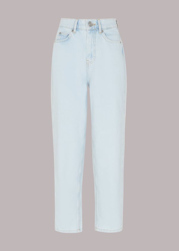 Light Wash Authentic Acid Barrel Leg Jean