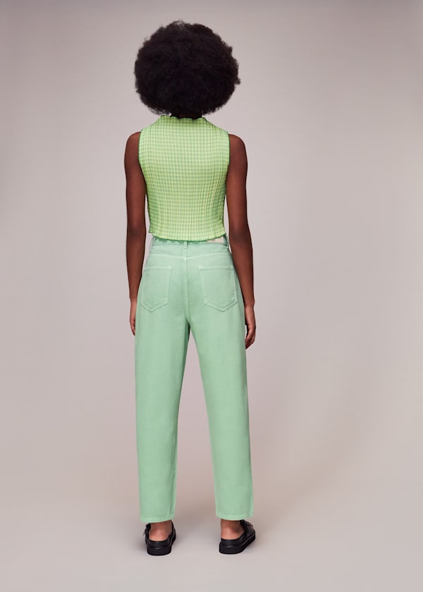 Green Barrel Leg Authentic Jean