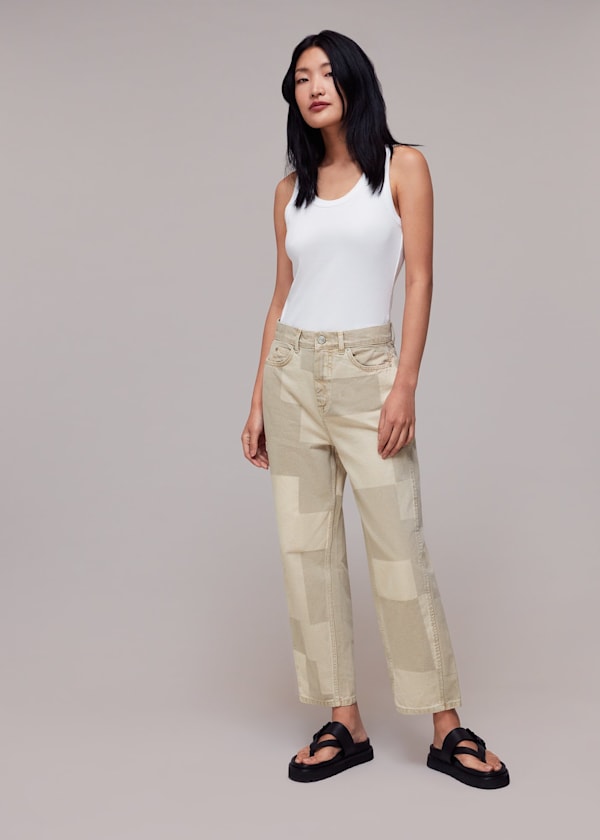 Stone Authentic Patchwork Jean