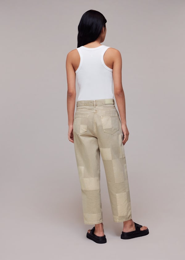 Stone Authentic Patchwork Jean