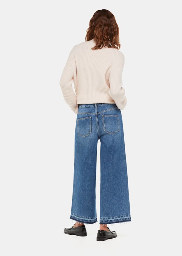 Denim Authentic Raw Hem Jean
