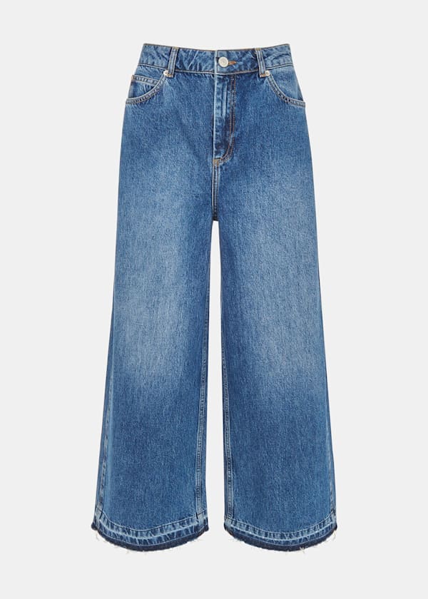 Denim Authentic Raw Hem Jean