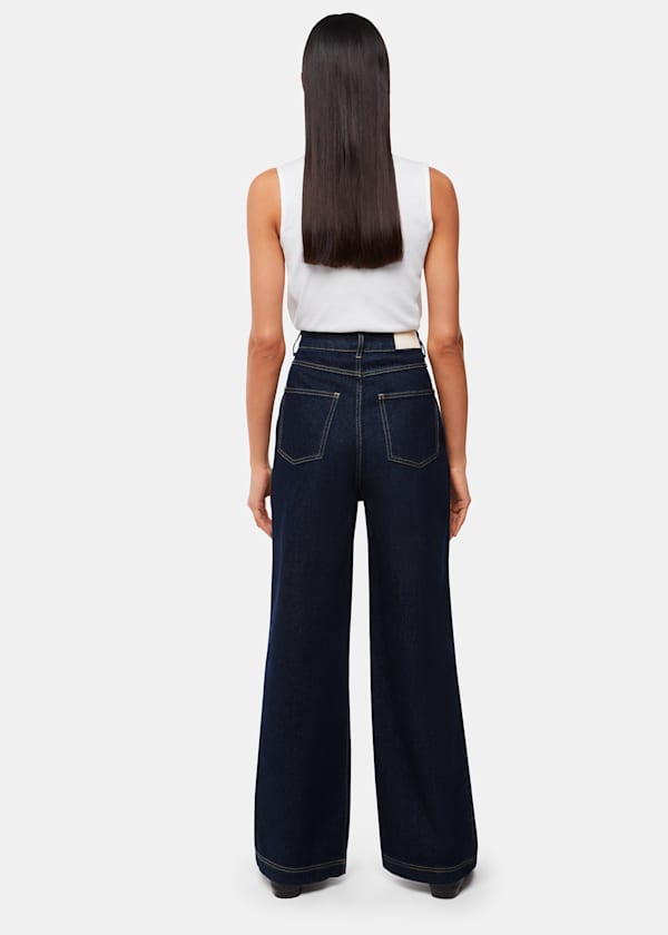 Dark Denim Authentic Raya Straight Jean
